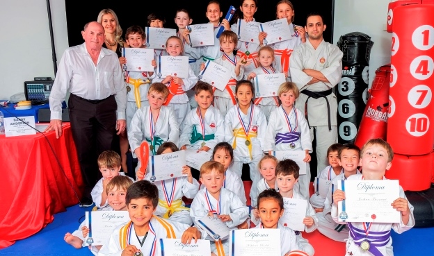 Kids Karate and Kickboxing Grading